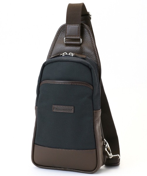 MONSIEUR NICOLE(ムッシュニコル)の「STEFANOMANO(ステファノマーノ)ボディバッグ(ボディバッグ/ウエストポーチ・メンズ・ブラック/ネイビー・FREE)」の1枚目の写真