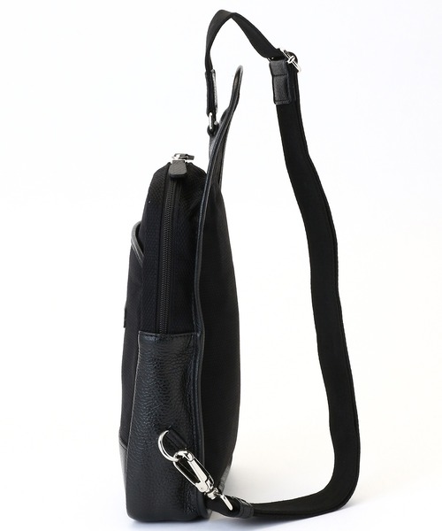 MONSIEUR NICOLE(ムッシュニコル)の「STEFANOMANO(ステファノマーノ)ボディバッグ(ボディバッグ/ウエストポーチ・メンズ・ブラック/ネイビー・FREE)」の4枚目の写真
