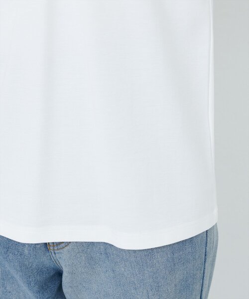 natural couture(ナチュラルクチュール)の「【sherbet line】接触冷感 選べる袖丈ねじりTシャツ(Tシャツ/カットソー・レディース・ピンク系その他/イエロー/オフホワイト/ブルー/ブラック・FREE/フリ-)」の20枚目の写真