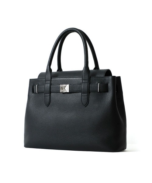 PELLE MORBIDA（ペッレモルビダ）の「Maiden Voyage（メイデンヴォヤージュ） MB083-フラップトートバッグ（トートバッグ・レディース・ブラック/チャコールグレー/ベージュ/ネイビー・FREE）」の5枚目の写真