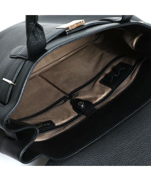 PELLE MORBIDA（ペッレモルビダ）の「Maiden Voyage（メイデンヴォヤージュ） MB083-フラップトートバッグ（トートバッグ・レディース・ブラック/チャコールグレー/ベージュ/ネイビー・FREE）」の14枚目の写真