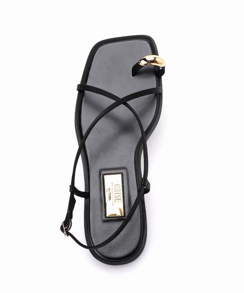 LE TALON（ルタロン）の「《追加4》GRISEメタルリングクロストングサンダル（サンダル・レディース・ブラック/アイボリー・SMALL/MEDIUM/LARGE/X-LARGE）」の21枚目の写真