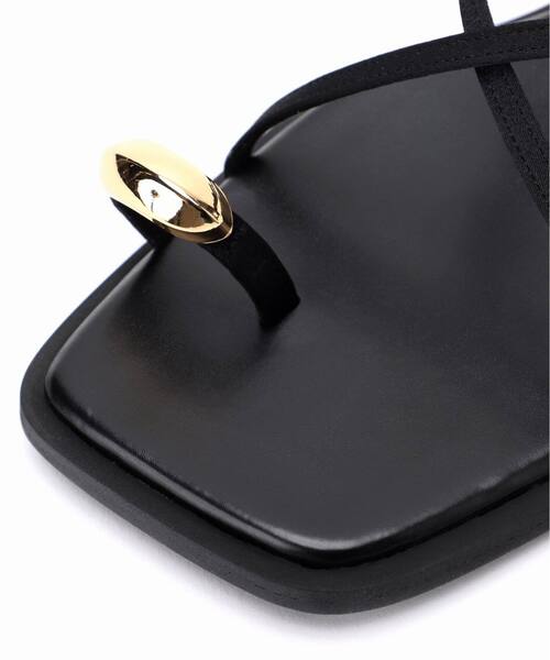 LE TALON（ルタロン）の「《追加4》GRISEメタルリングクロストングサンダル（サンダル・レディース・ブラック/アイボリー・SMALL/MEDIUM/LARGE/X-LARGE）」の18枚目の写真