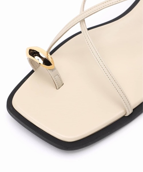 LE TALON（ルタロン）の「《追加4》GRISEメタルリングクロストングサンダル（サンダル・レディース・ブラック/アイボリー・SMALL/MEDIUM/LARGE/X-LARGE）」の17枚目の写真