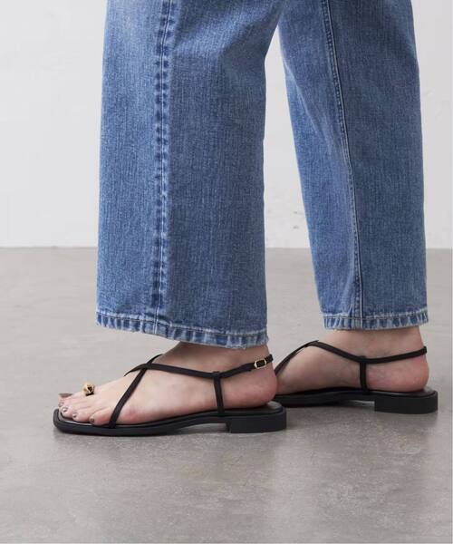 LE TALON（ルタロン）の「《追加4》GRISEメタルリングクロストングサンダル（サンダル・レディース・ブラック/アイボリー・SMALL/MEDIUM/LARGE/X-LARGE）」の13枚目の写真