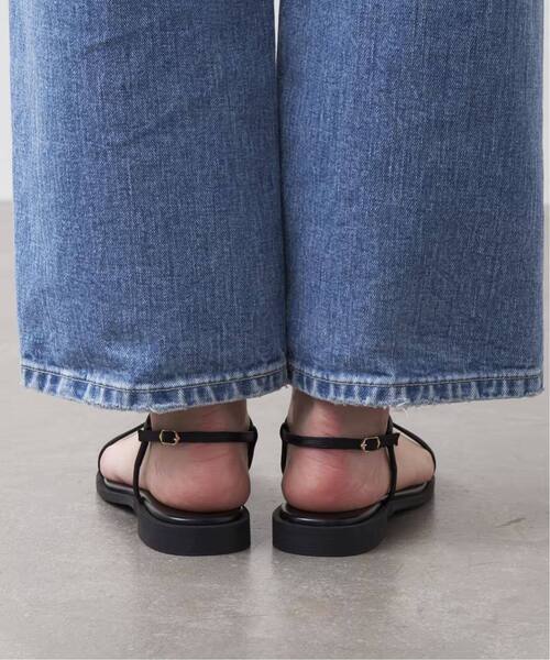 LE TALON（ルタロン）の「《追加4》GRISEメタルリングクロストングサンダル（サンダル・レディース・ブラック/アイボリー・SMALL/MEDIUM/LARGE/X-LARGE）」の12枚目の写真