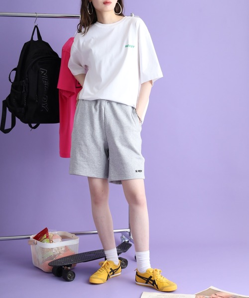 NERDY(ノルディ)の「エッセンシャルスウェットハーフパンツ(その他パンツ・メンズ・ベージュ/ネイビー/ブラック/グレー・L/M/S)」の8枚目の写真
