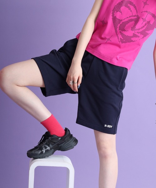 NERDY(ノルディ)の「エッセンシャルスウェットハーフパンツ(その他パンツ・メンズ・ベージュ/ネイビー/ブラック/グレー・L/M/S)」の20枚目の写真