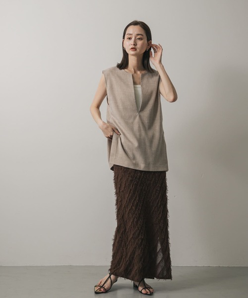 セール】フリンジニットスカート（スカート）｜SENSE OF PLACE