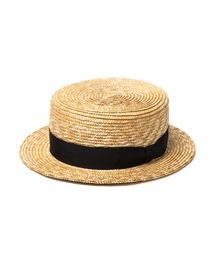 STRAW BOATER HAT