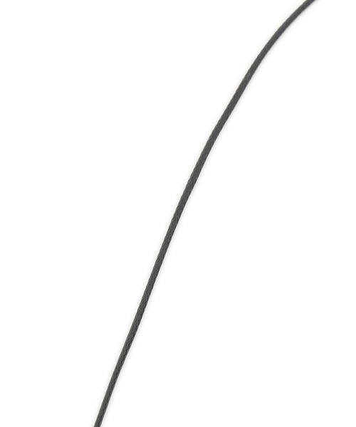 A/C DESIGN BY ALPHA CUBIC（エーシーデザインバイアルファキュービック）の「コードモチーフネックレス（ネックレス・レディース・シルバー/ゴールド・フリー）」の13枚目の写真