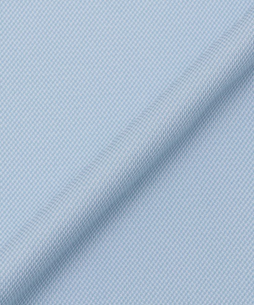 TOKYO SHIRTS(トウキョウシャツ)の「形態安定ノンアイロン ボタンダウン 長袖ストレッチビジネスワイシャツ(大きいサイズ・長いサイズ)(ビジネスシャツ・メンズ・ブルー・首回り39cm-裄丈88cm/首回り42cm-裄丈90cm/首回り43cm-裄丈90cm/首回り45cm-裄丈86cm/首回り47cm-裄丈86cm/首回り47cm-裄丈90cm/首回り45cm-裄丈82cm/首回り41cm-裄丈90cm/首回り45cm-裄丈90cm)」の2枚目の写真