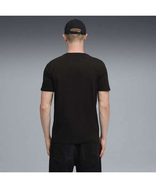 PUMA(プーマ)の「PUMA プーマ メンズ サッカー キング ロゴ 半袖 Tシャツ(Tシャツ/カットソー・メンズ・ブラック×ゴールド・MEDIUM/LARGE/SMALL/X-SMALL/X-LARGE)」の4枚目の写真