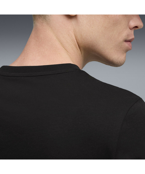 PUMA(プーマ)の「PUMA プーマ メンズ サッカー キング ロゴ 半袖 Tシャツ(Tシャツ/カットソー・メンズ・ブラック×ゴールド・MEDIUM/LARGE/SMALL/X-SMALL/X-LARGE)」の5枚目の写真