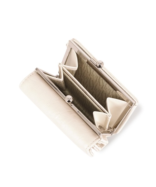 MURUA(ムルーア)の「MURUA(ムルーア)口金ミニ財布 MR-W1362 フレームメタル(財布・レディース・ブラウン/ブラック/アイボリー・FREE)」の7枚目の写真