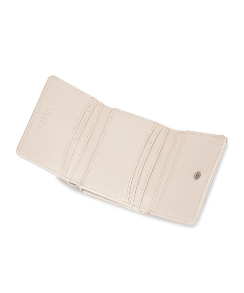 MURUA(ムルーア)の「MURUA(ムルーア)口金ミニ財布 MR-W1362 フレームメタル(財布・レディース・ブラウン/ブラック/アイボリー・FREE)」の8枚目の写真