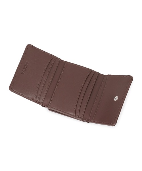 MURUA(ムルーア)の「MURUA(ムルーア)口金ミニ財布 MR-W1362 フレームメタル(財布・レディース・ブラウン/ブラック/アイボリー・FREE)」の20枚目の写真