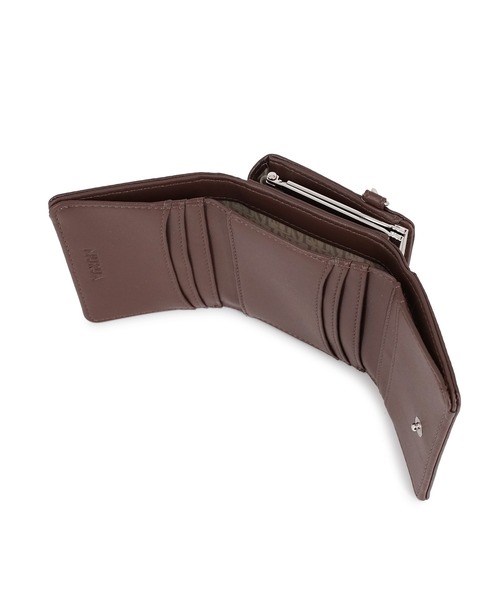 MURUA(ムルーア)の「MURUA(ムルーア)口金ミニ財布 MR-W1362 フレームメタル(財布・レディース・ブラウン/ブラック/アイボリー・FREE)」の21枚目の写真