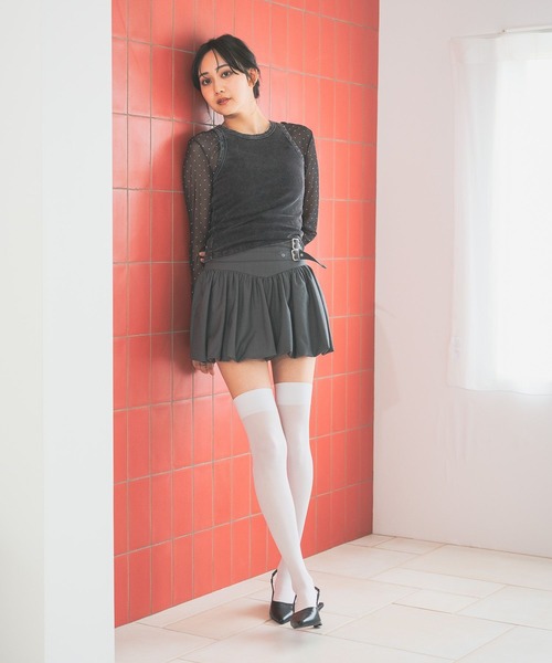 3.3 Field Trip （3.3フィールドトリップ）の「3.3 Field Trip／ピグメントタンク（タンクトップ・レディース・ブラック/オフホワイト/グレー・FREE）」の18枚目の写真