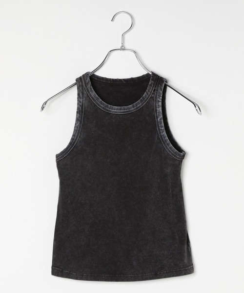 3.3 Field Trip （3.3フィールドトリップ）の「3.3 Field Trip／ピグメントタンク（タンクトップ・レディース・ブラック/オフホワイト/グレー・FREE）」の14枚目の写真