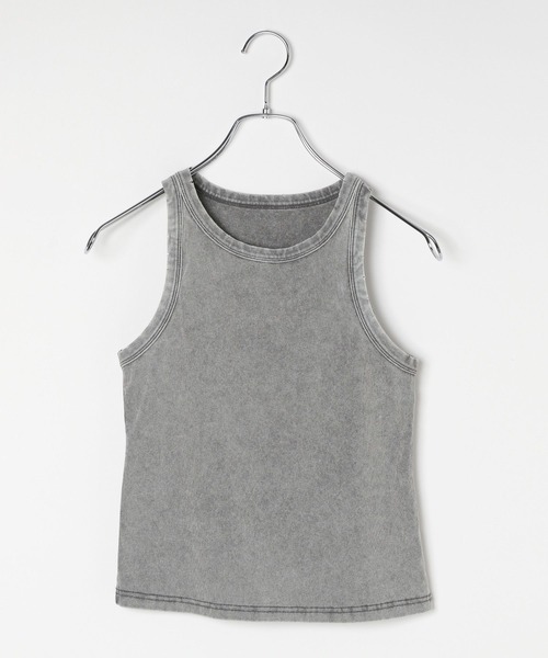 3.3 Field Trip （3.3フィールドトリップ）の「3.3 Field Trip／ピグメントタンク（タンクトップ・レディース・ブラック/オフホワイト/グレー・FREE）」の13枚目の写真