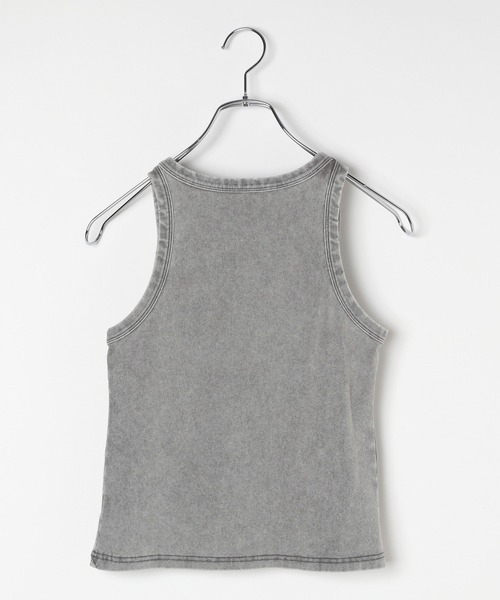 3.3 Field Trip （3.3フィールドトリップ）の「3.3 Field Trip／ピグメントタンク（タンクトップ・レディース・ブラック/オフホワイト/グレー・FREE）」の12枚目の写真