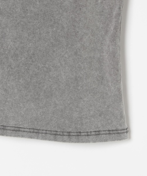 3.3 Field Trip （3.3フィールドトリップ）の「3.3 Field Trip／ピグメントタンク（タンクトップ・レディース・ブラック/オフホワイト/グレー・FREE）」の8枚目の写真