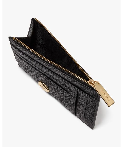 kate spade new york（ケイトスペード ニューヨーク）の「ケイラ ラージ スリム カード ホルダー（カードケース・レディース・ブラック・ONESIZE）」の3枚目の写真