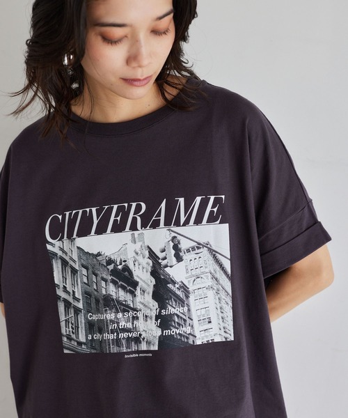 tシャツ BARNYARDSTORM / リラックスゆるフォトT 「「VERY」YouTube紹介アイテム」 レディース BARNYARDSTORM / リラックスゆるフォトT 【『VERY』YouTube紹介