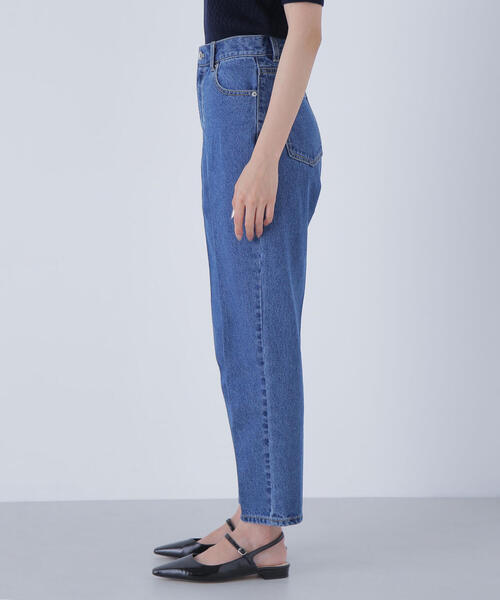 NATURAL BEAUTY BASIC(ナチュラルビューティーベーシック)の「◇セミテーパードデニムパンツ(デニムパンツ・レディース・ダークブルー/ネイビー・SMALL/MEDIUM)」の6枚目の写真