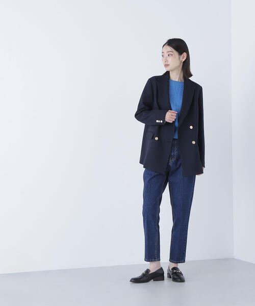 NATURAL BEAUTY BASIC(ナチュラルビューティーベーシック)の「◇セミテーパードデニムパンツ(デニムパンツ・レディース・ダークブルー/ネイビー・SMALL/MEDIUM)」の16枚目の写真