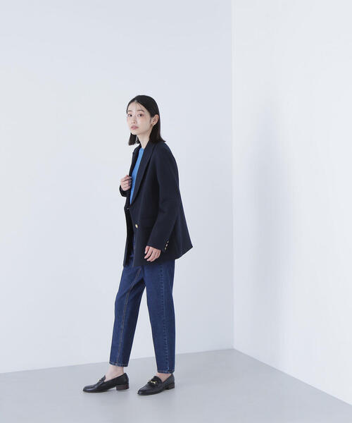 NATURAL BEAUTY BASIC(ナチュラルビューティーベーシック)の「◇セミテーパードデニムパンツ(デニムパンツ・レディース・ダークブルー/ネイビー・SMALL/MEDIUM)」の18枚目の写真