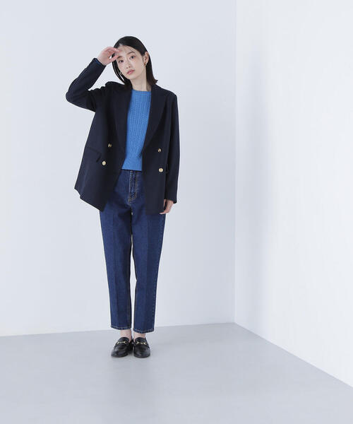 NATURAL BEAUTY BASIC(ナチュラルビューティーベーシック)の「◇セミテーパードデニムパンツ(デニムパンツ・レディース・ダークブルー/ネイビー・SMALL/MEDIUM)」の19枚目の写真