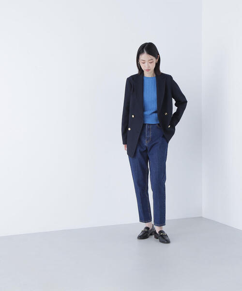 NATURAL BEAUTY BASIC(ナチュラルビューティーベーシック)の「◇セミテーパードデニムパンツ(デニムパンツ・レディース・ダークブルー/ネイビー・SMALL/MEDIUM)」の20枚目の写真