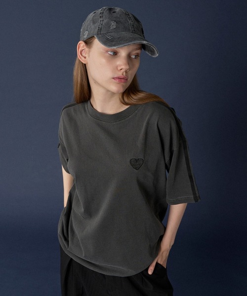 ONCILY(オンシェリー)の「SIDE LINE TRUCK LOGO T-SHIRT / サイドライントラックロゴTシャツ(Tシャツ/カットソー・メンズ・ブラック/アイボリー/オフホワイト・SMALL/MEDIUM/LARGE)」の3枚目の写真