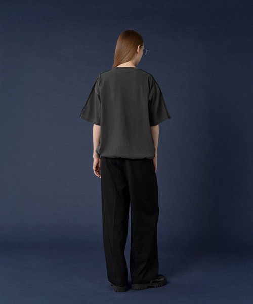 ONCILY(オンシェリー)の「SIDE LINE TRUCK LOGO T-SHIRT / サイドライントラックロゴTシャツ(Tシャツ/カットソー・メンズ・ブラック/アイボリー/オフホワイト・SMALL/MEDIUM/LARGE)」の17枚目の写真