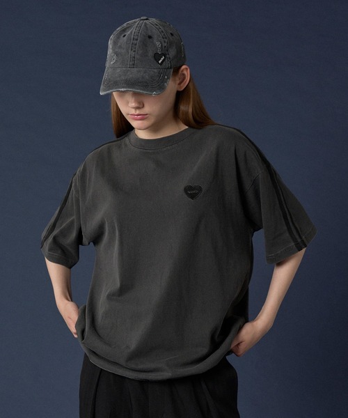 ONCILY(オンシェリー)の「SIDE LINE TRUCK LOGO T-SHIRT / サイドライントラックロゴTシャツ(Tシャツ/カットソー・メンズ・ブラック/アイボリー/オフホワイト・SMALL/MEDIUM/LARGE)」の11枚目の写真