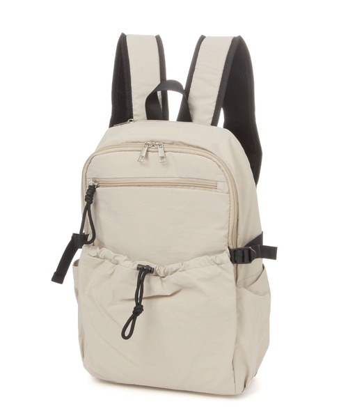 studio CLIP（スタディオクリップ）の「からだよろこぶ撥水リュックサック（バックパック/リュック・レディース・ブラック/ベージュ・FREE）」の2枚目の写真