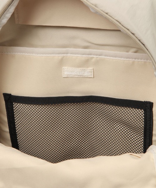 studio CLIP（スタディオクリップ）の「からだよろこぶ撥水リュックサック（バックパック/リュック・レディース・ブラック/ベージュ・FREE）」の18枚目の写真
