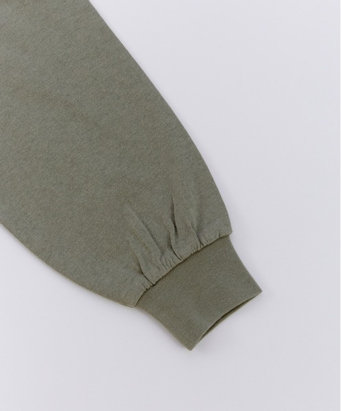 Ocean&Ground（オーシャン&グラウンド）の「SMILE PLEASEﾌﾟﾘﾝﾄTｼｬﾂ（Tシャツ/カットソー・キッズ・キナリ/オリーブ/ブラック・130/120/110/100/90/80/140）」の6枚目の写真