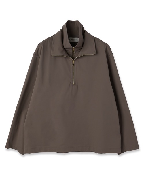 セール】Stretch Double Cloth Layered Stand Collar Pullover（その他