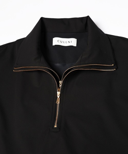 セール】Stretch Double Cloth Layered Stand Collar Pullover（その他