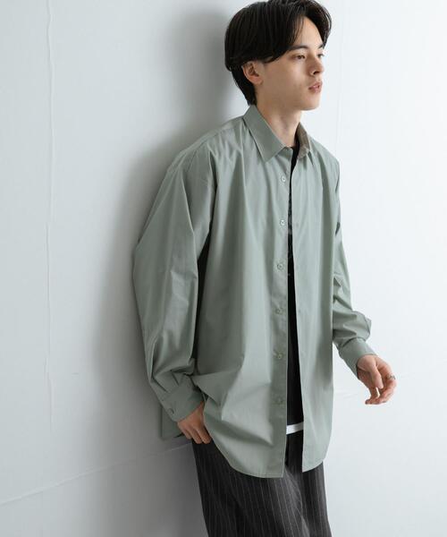 セール】『ユニセックス』ブロードレギュラーカラールーズシャツ