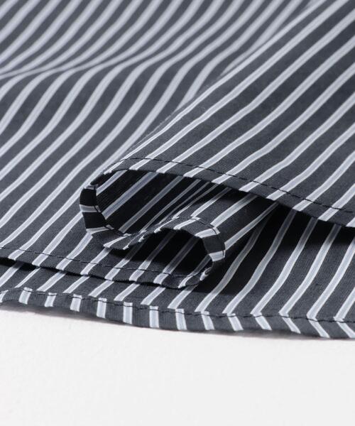 SENSE OF PLACE by URBAN RESEARCH（センスオブプレイスバイアーバンリサーチ）の「『ユニセックス』ブロードレギュラーカラールーズシャツ（シャツ/ブラウス・メンズ・チャコールグレー/ライトブルー/ミント/ブルー系その他・MEDIUM/LARGE）」の13枚目の写真