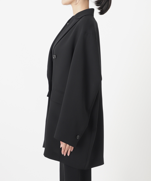 AP STUDIO（エーピーストゥディオ）の「ダブルブレストジャケット（テーラードジャケット・レディース・ブラック/オリーブ・38/36）」の10枚目の写真