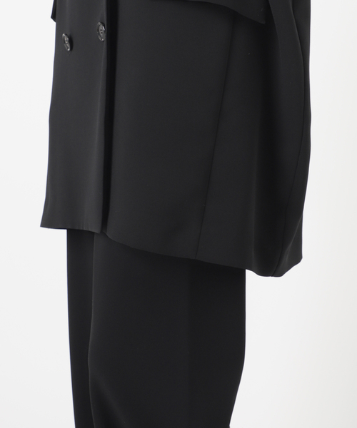 AP STUDIO（エーピーストゥディオ）の「ダブルブレストジャケット（テーラードジャケット・レディース・ブラック/オリーブ・38/36）」の16枚目の写真
