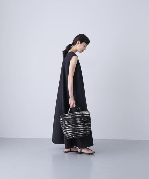 かぐれ(カグレ)の「コットンAラインノースリワンピース(ワンピース・レディース・ネイビー/ブラック・FREE)」の20枚目の写真