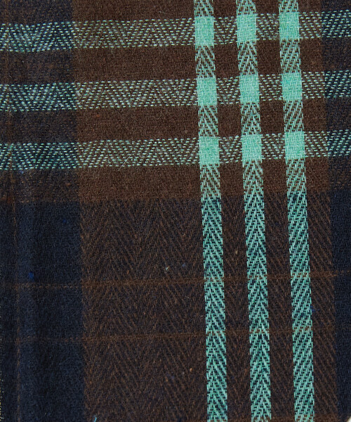 PUBLUX(パブリュクス)の「PUBLUX/パブリュクス オーバーサイズ チェックシャツ 限定展開(シャツ/ブラウス・レディース・ブラウン/ベージュ/オレンジ・フリ-)」の14枚目の写真