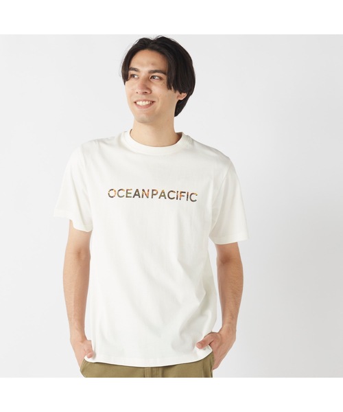 再値下げ　ロゴ　半袖　Tシャツ　グレージュ　日本製　BLUELAKEMARKET セール】【OP/オーピー】ロゴ半袖Tシャツ ユニセックス（Tシャツ