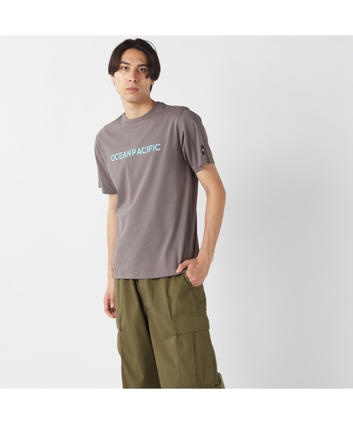 再値下げ　ロゴ　半袖　Tシャツ　グレージュ　日本製　BLUELAKEMARKET セール】【OP/オーピー】ロゴ半袖Tシャツ ユニセックス（Tシャツ